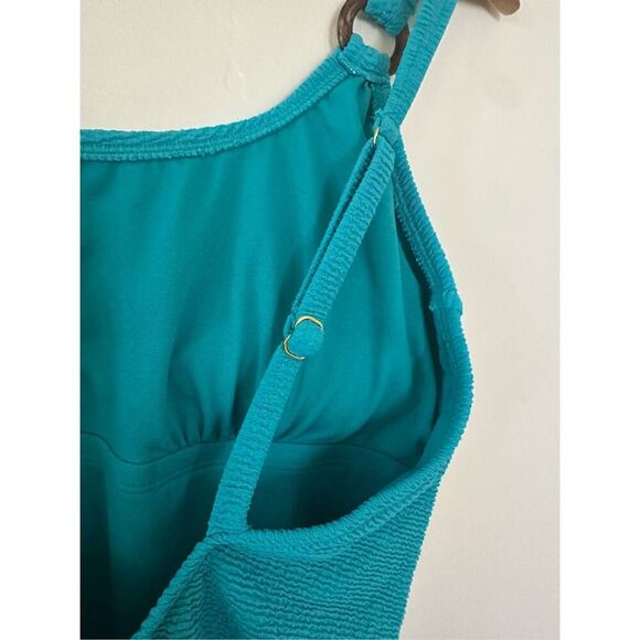 Shade and Shore Teal Swimsuit One Piece Size Medium New - Picture 5 of 6